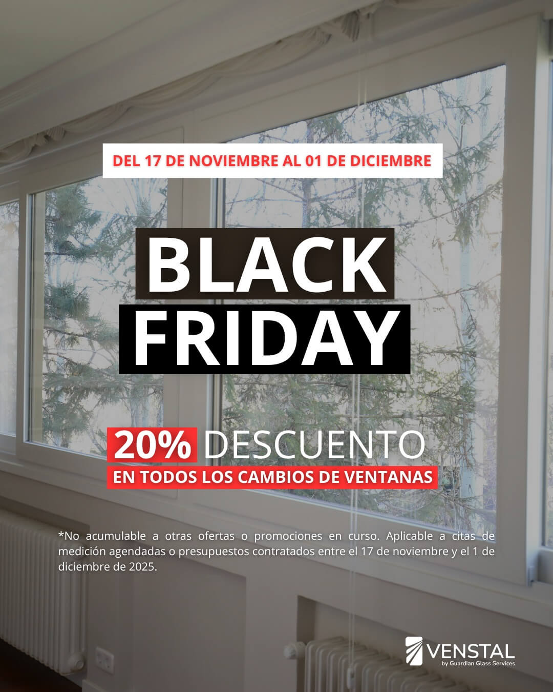 black friday venstal ventanas