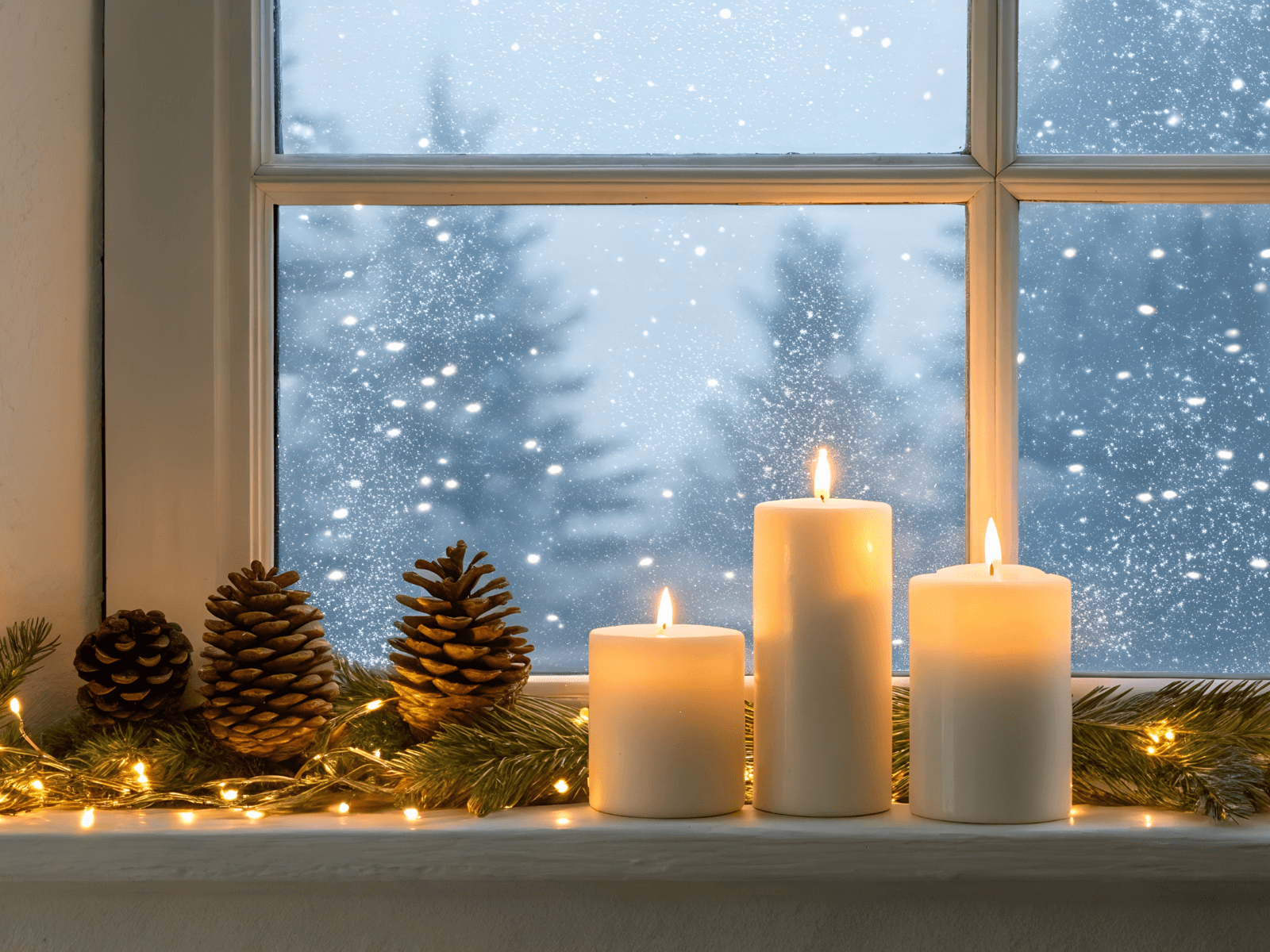 decoracion navidad ventanas