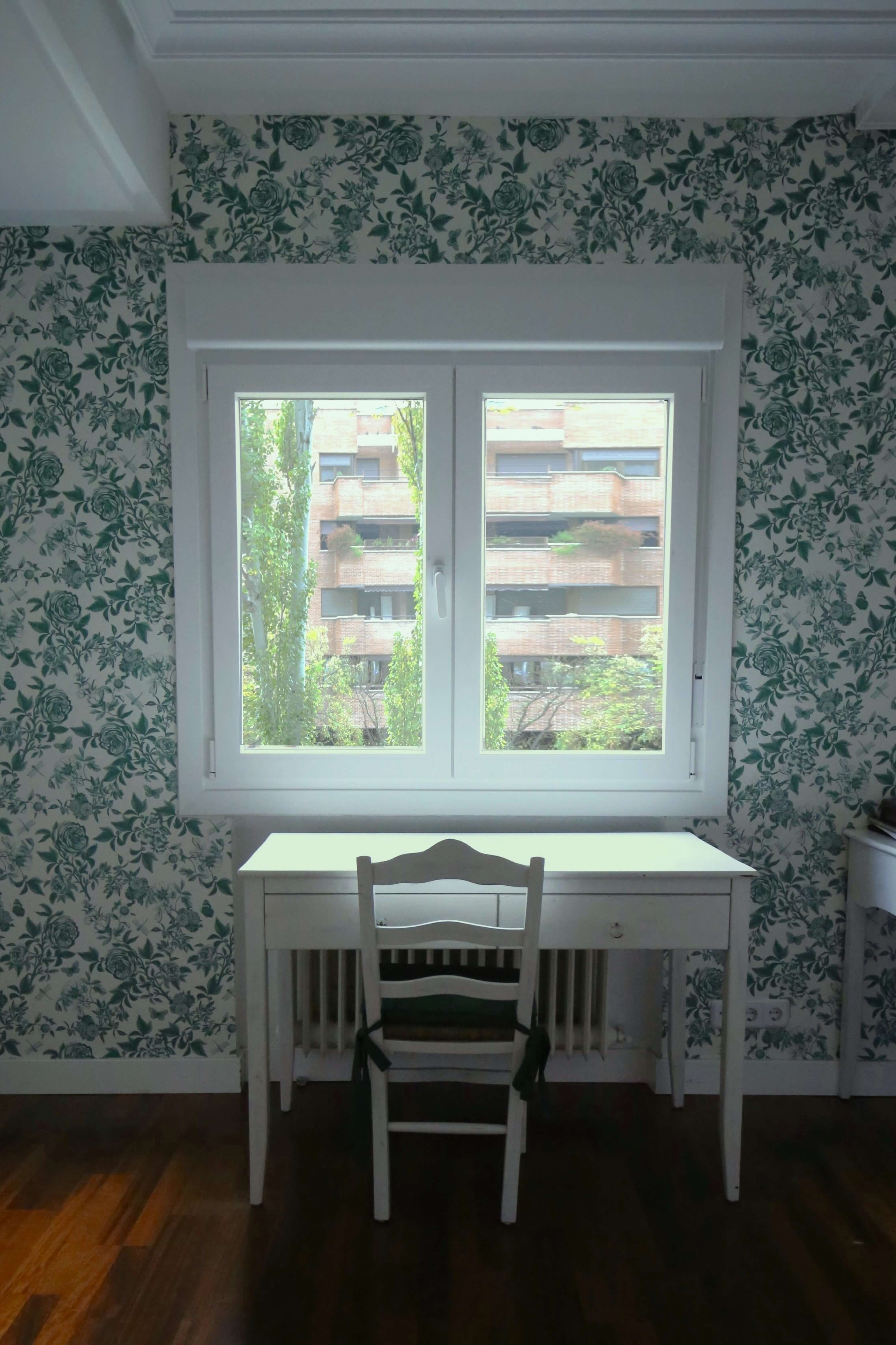Habitación cambio de ventanas