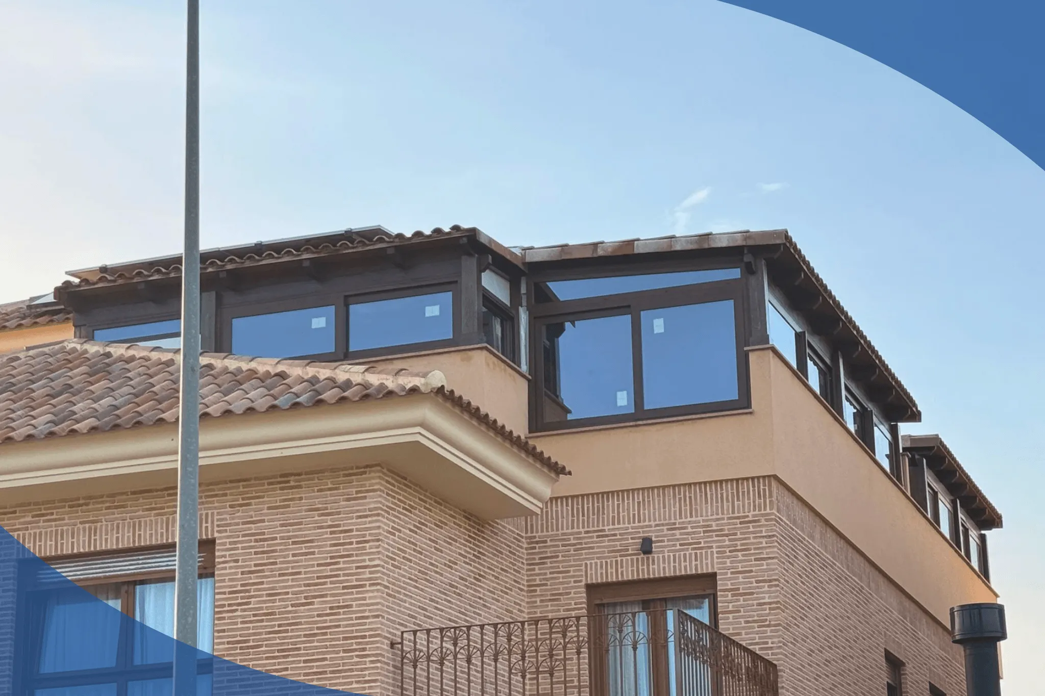 instalación de ventanas diferentes
